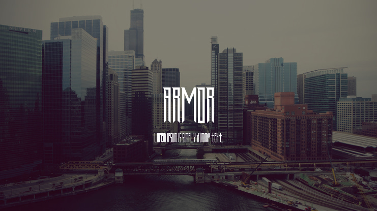 ARMOR Font