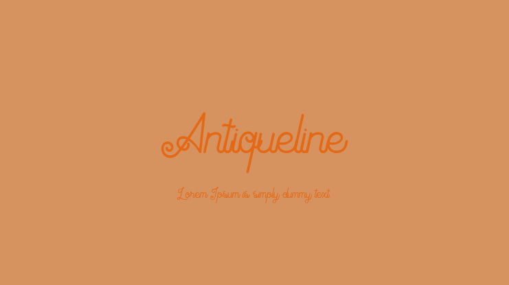 Antiqueline Font