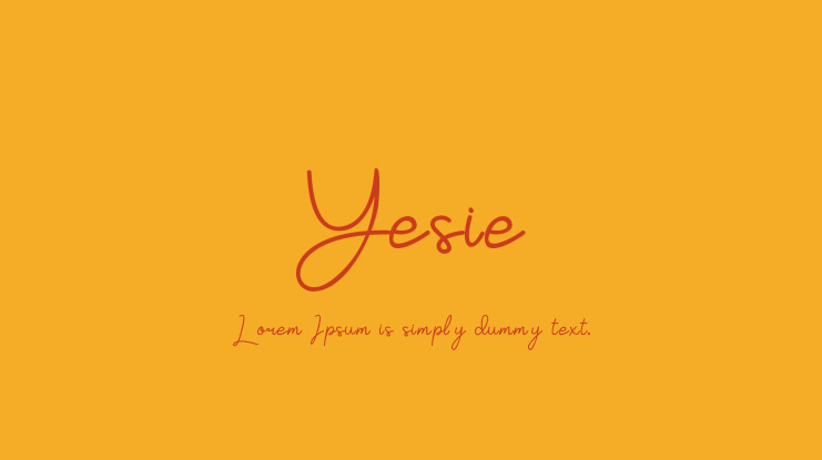 Yesie Font