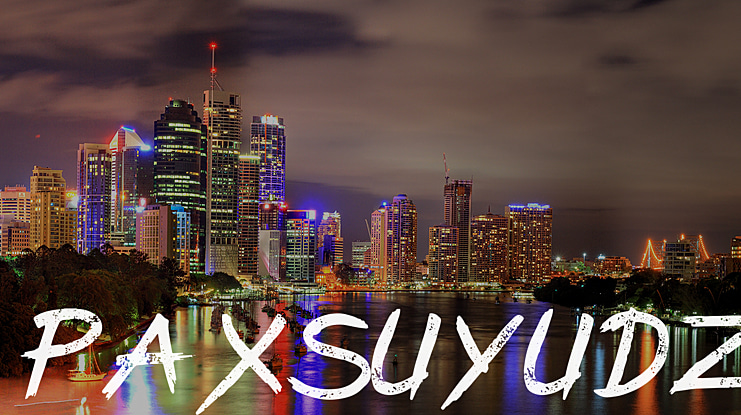 PaxSuyudz Font