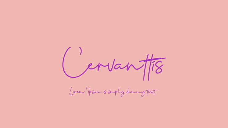 Cervanttis Font