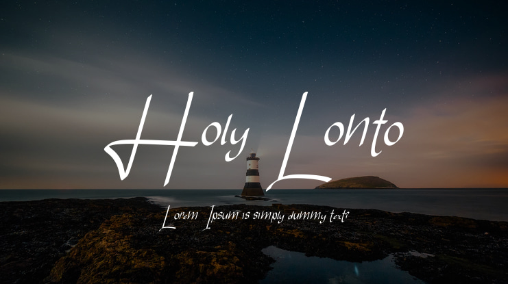 Holy Lonto Font