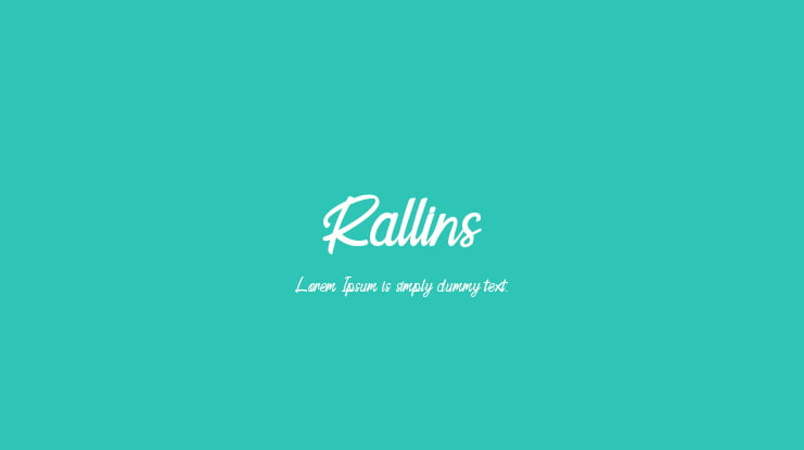 Rallins Font