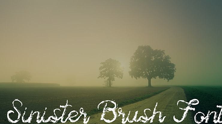 Sinister Brush Font