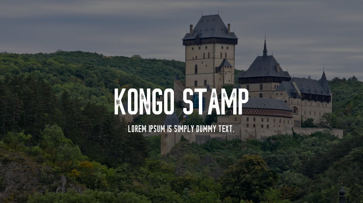 KONGO STAMP Font