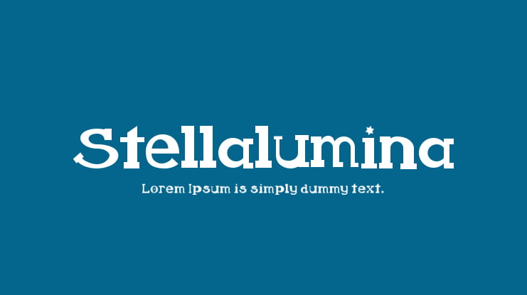 Stellalumina Font