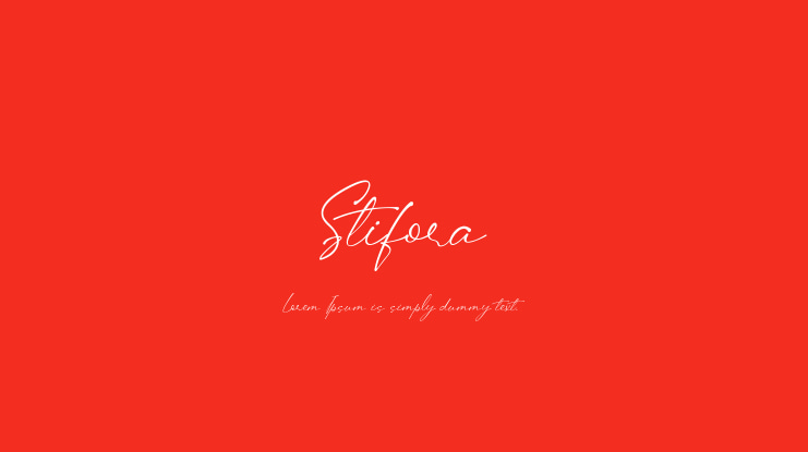 Stifora Font Family