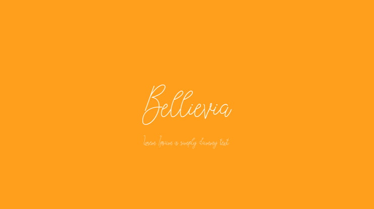 Bellievia Font Family