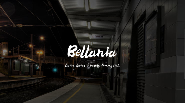 Bellania Font Family