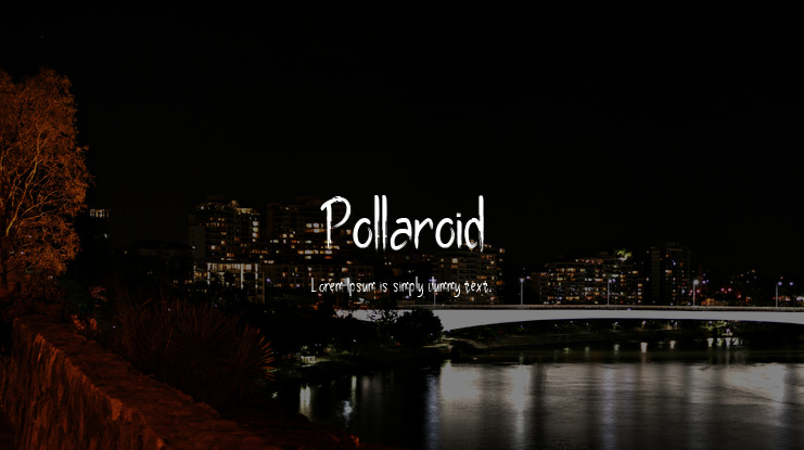 Pollaroid Font