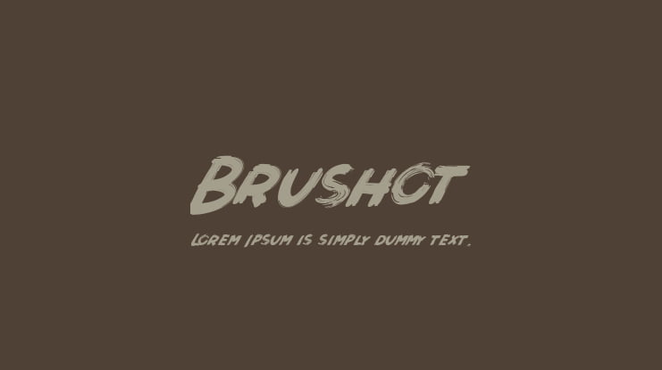 Brushot Font