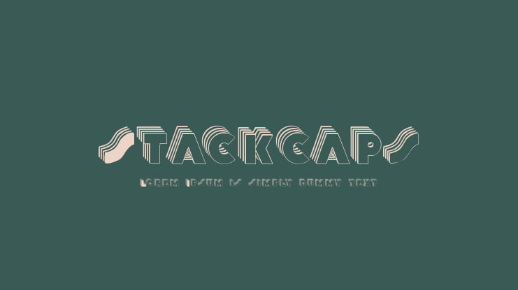 Stackcaps Font