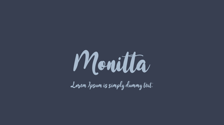 Monitta Font