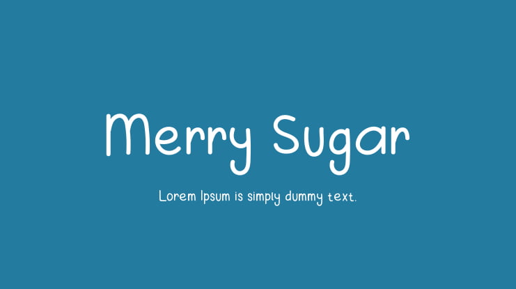 Merry Sugar Font Family