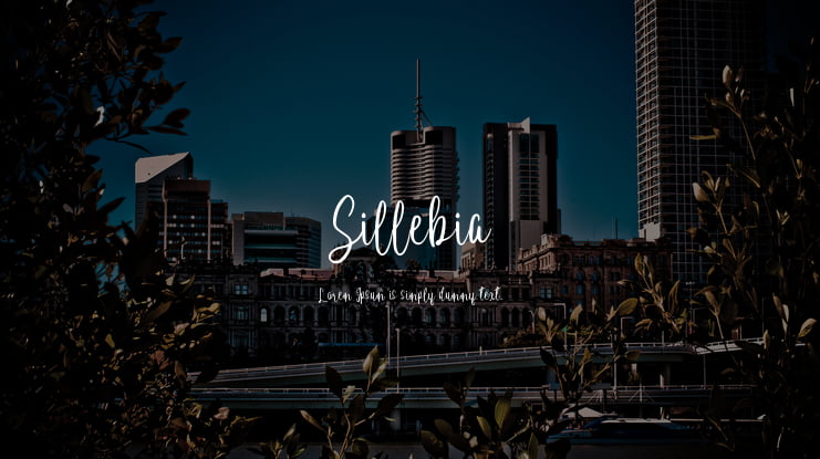 Sillebia Font