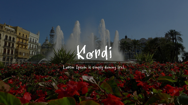 Kordi Font