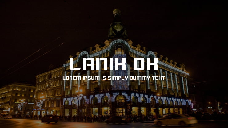 Lanix Ox Font