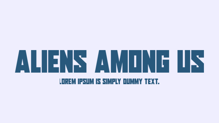 Aliens Among Us Font Family