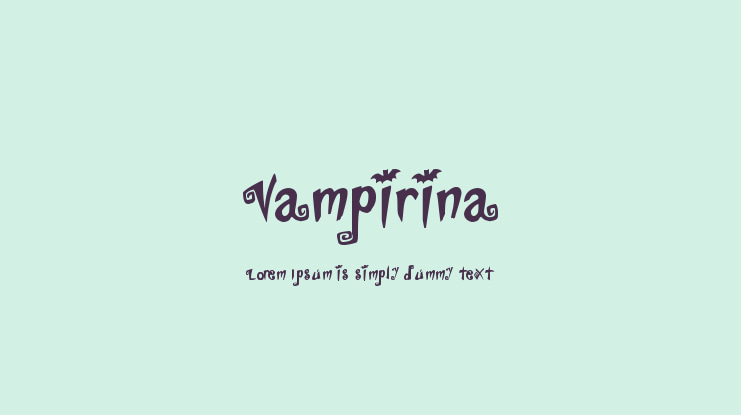 Vampirina Font