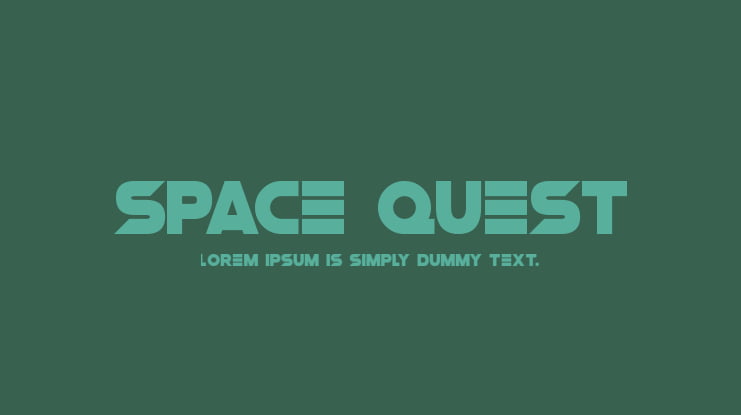 Download Free Space Quest Font Family Download Free For Desktop Webfont Fonts Typography