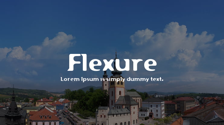 Flexure Font
