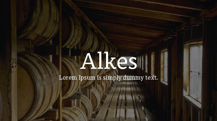Alkes Font Family