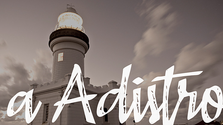 a Adistro Font