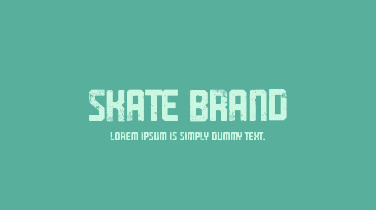 Skate Brand Font