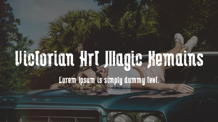 Victorian Art Magic Remains Font