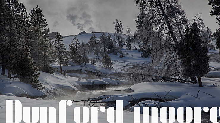 Dunford moore Font Family