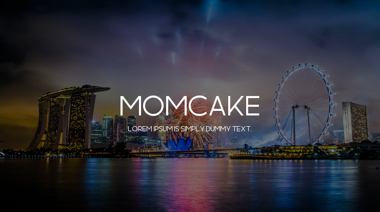 MOMCAKE Font Family