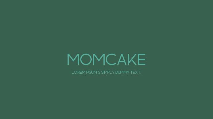 MOMCAKE Font Family