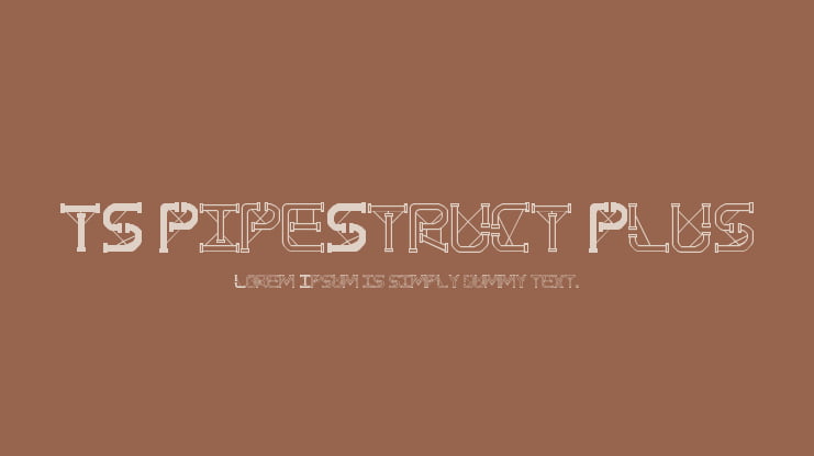 TS PipeStruct Plus Font
