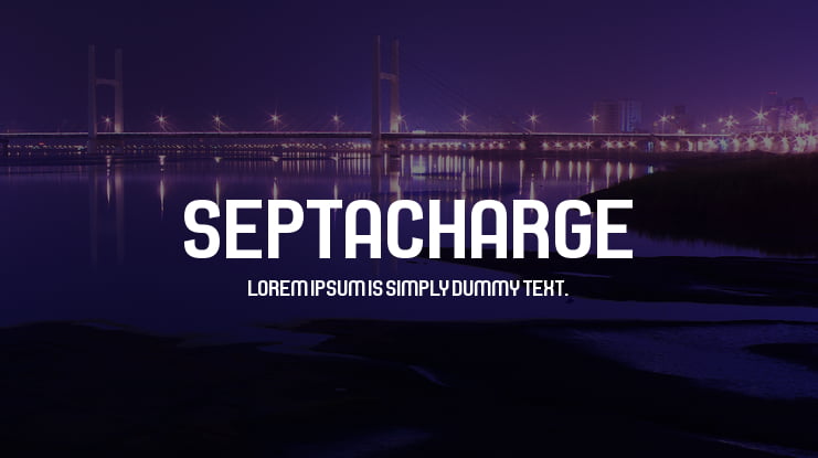 Septacharge Font