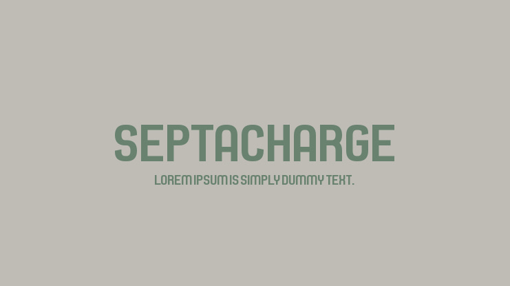 Septacharge Font