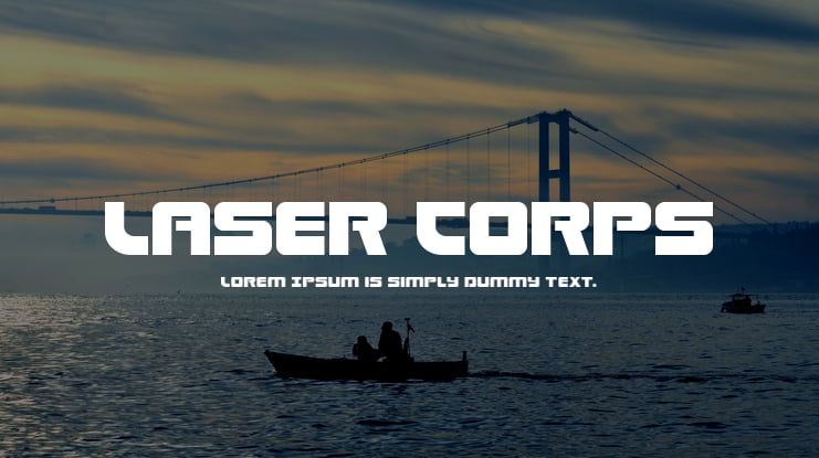 Laser Corps Font Family