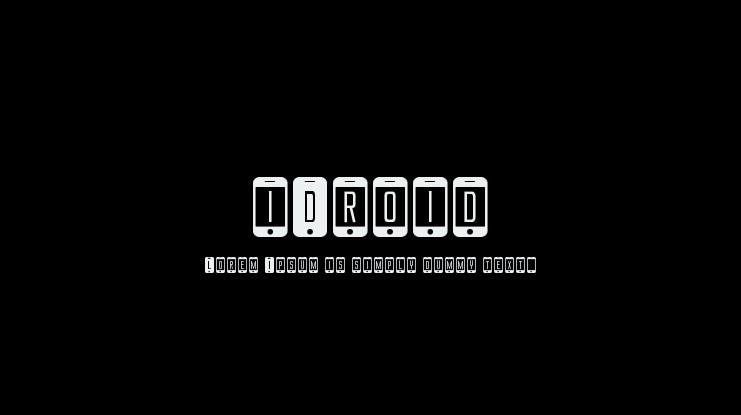 iDroid Font Family