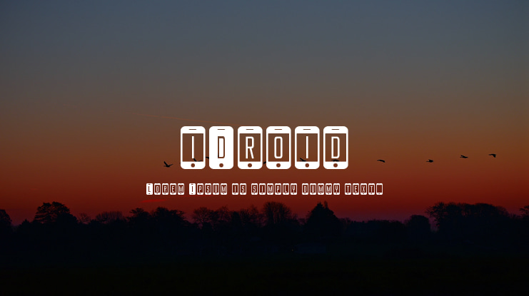 iDroid Font Family