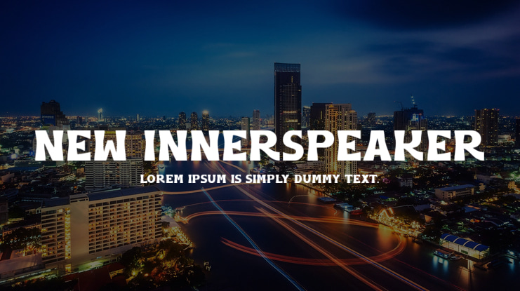 New Innerspeaker Font