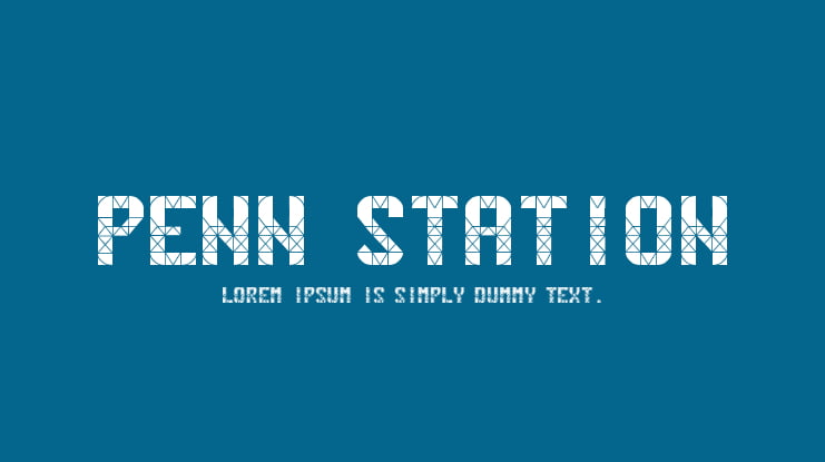 Penn Station Font