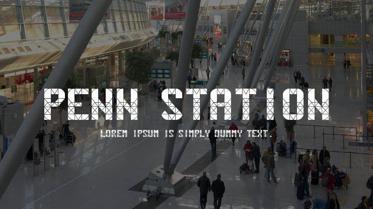 Penn Station Font