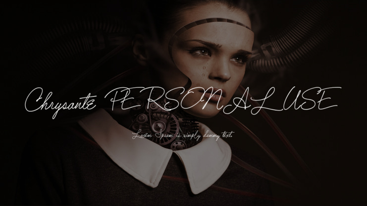 Chrysante PERSONAL USE Font Family