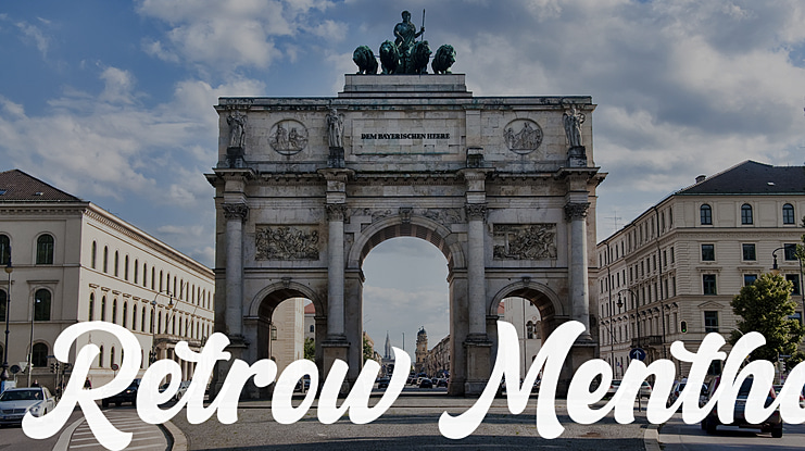 Retrow Mentho Font Family