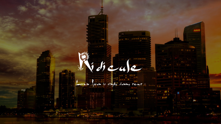 Ridicule Font