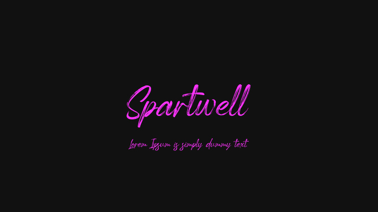 Spartwell Font