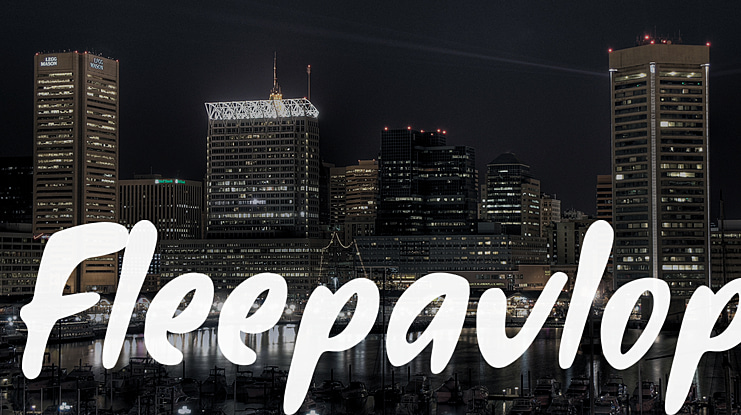 Fleepavlop Font Family