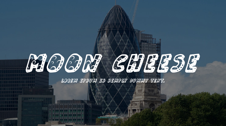 Moon Cheese Font