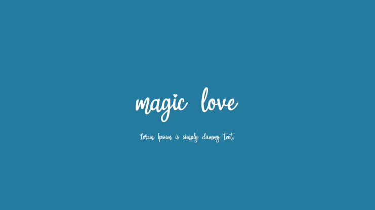 magic love Font