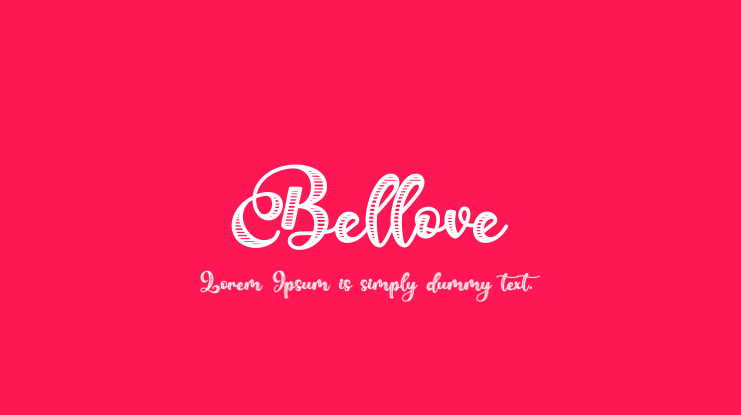 Bellove Font
