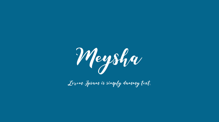 Meysha Font